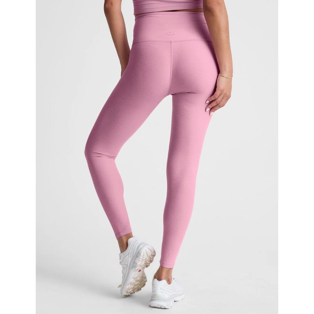 Beyond Yoga Pink Leggings Spacedye At Your Leisure Midi Yoga Pants SZ L NEW - Picture 5 of 5